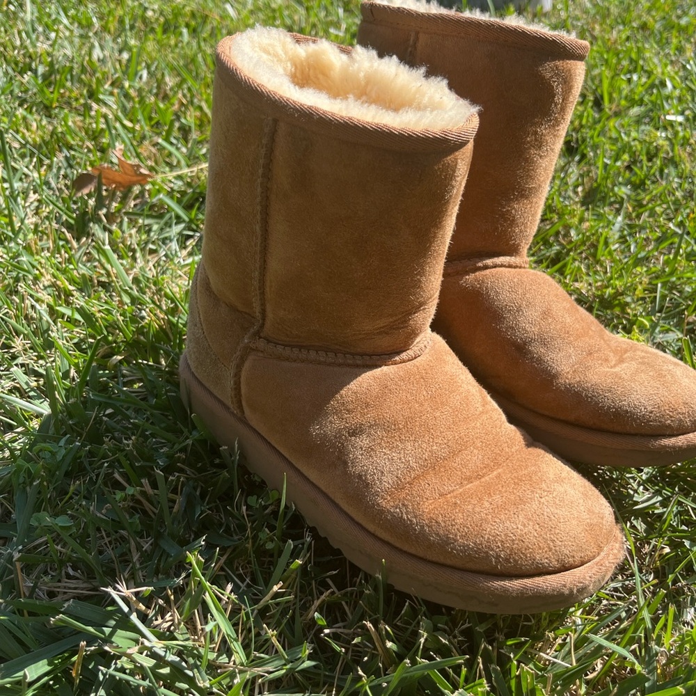 Cozy Tan Ugg Boots with Shearling Lining